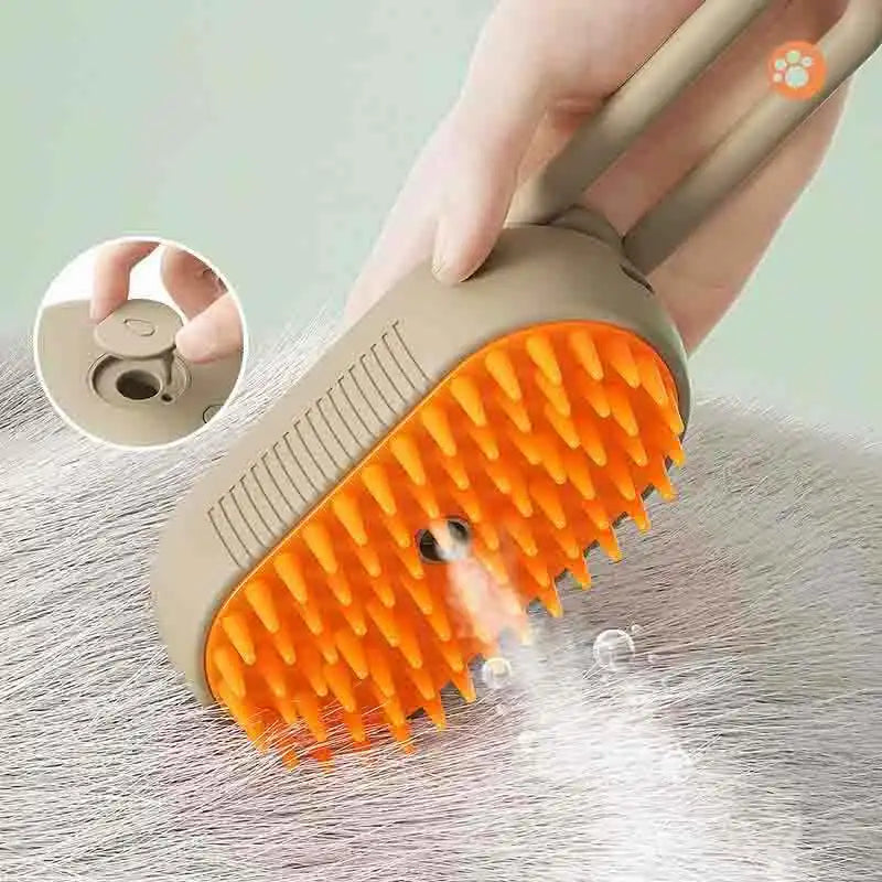 Steam Spray Pet Massage Brush