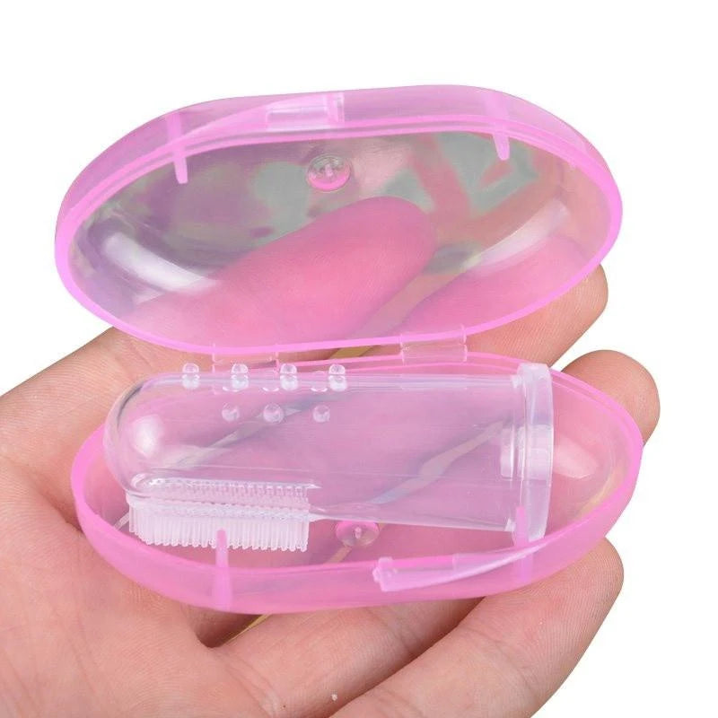 Super Soft Pet Finger and 3 Sided Toothbrush