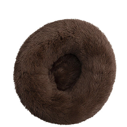 Large Dog Beds - Soft Round Plush