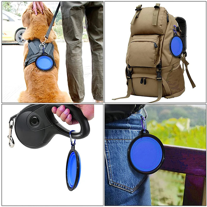 Portable Dog Feeder for Food and Water