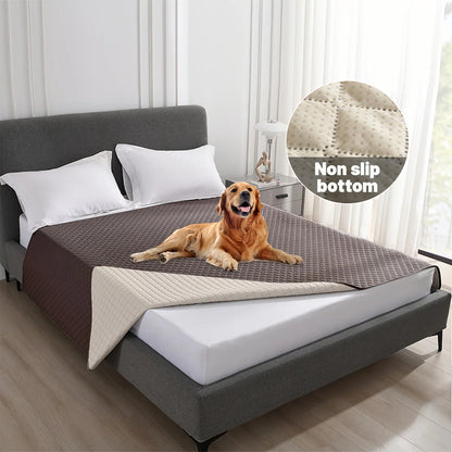 Anti Leaking & Non-Slipping Bed Cover for Cats Dogs