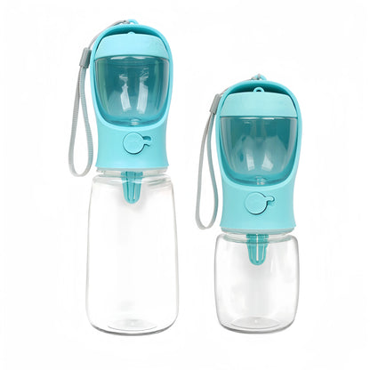 Portable Pet Water Bottle and Feeder Bowl