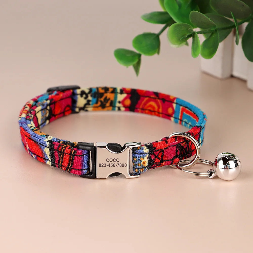 Cat Collar Personalised