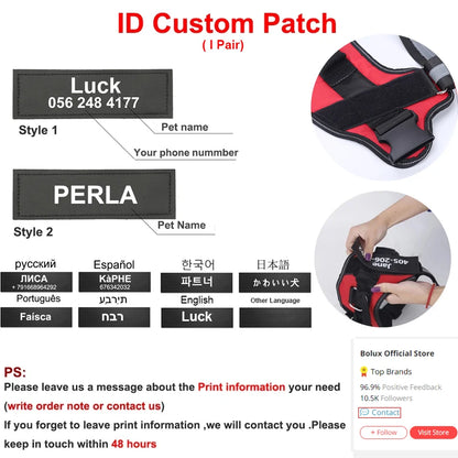 NO PULL Personalized Dog Harness