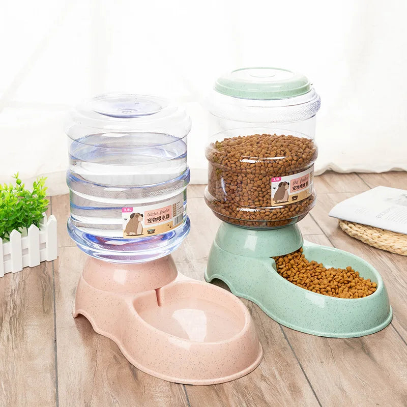 Automatic Water and Food Bowl for Dogs and Cats