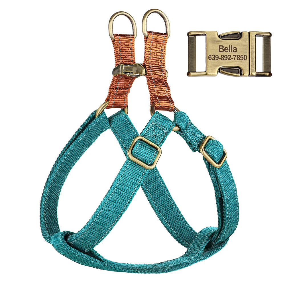 Personalized Dog Harness Soft Nylon