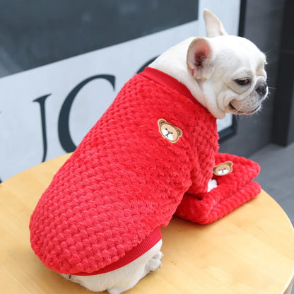 Pet Winter Fleece Pullover