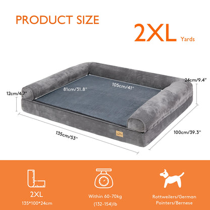 Dog Sofa Bed Extra Large Orthopedic Mattress