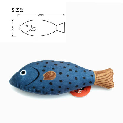 Cat Fish Toy - Interactive Pillowfish