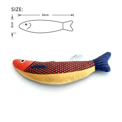 Cat Fish Toy - Interactive Pillowfish