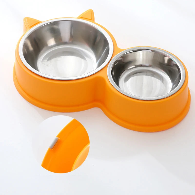 Puppy Kitten Stainless Steel Food Bowl and Drinker