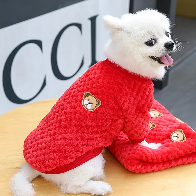 Pet Winter Fleece Pullover