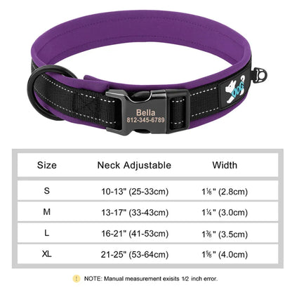 Personalized Reflective Dog Collars