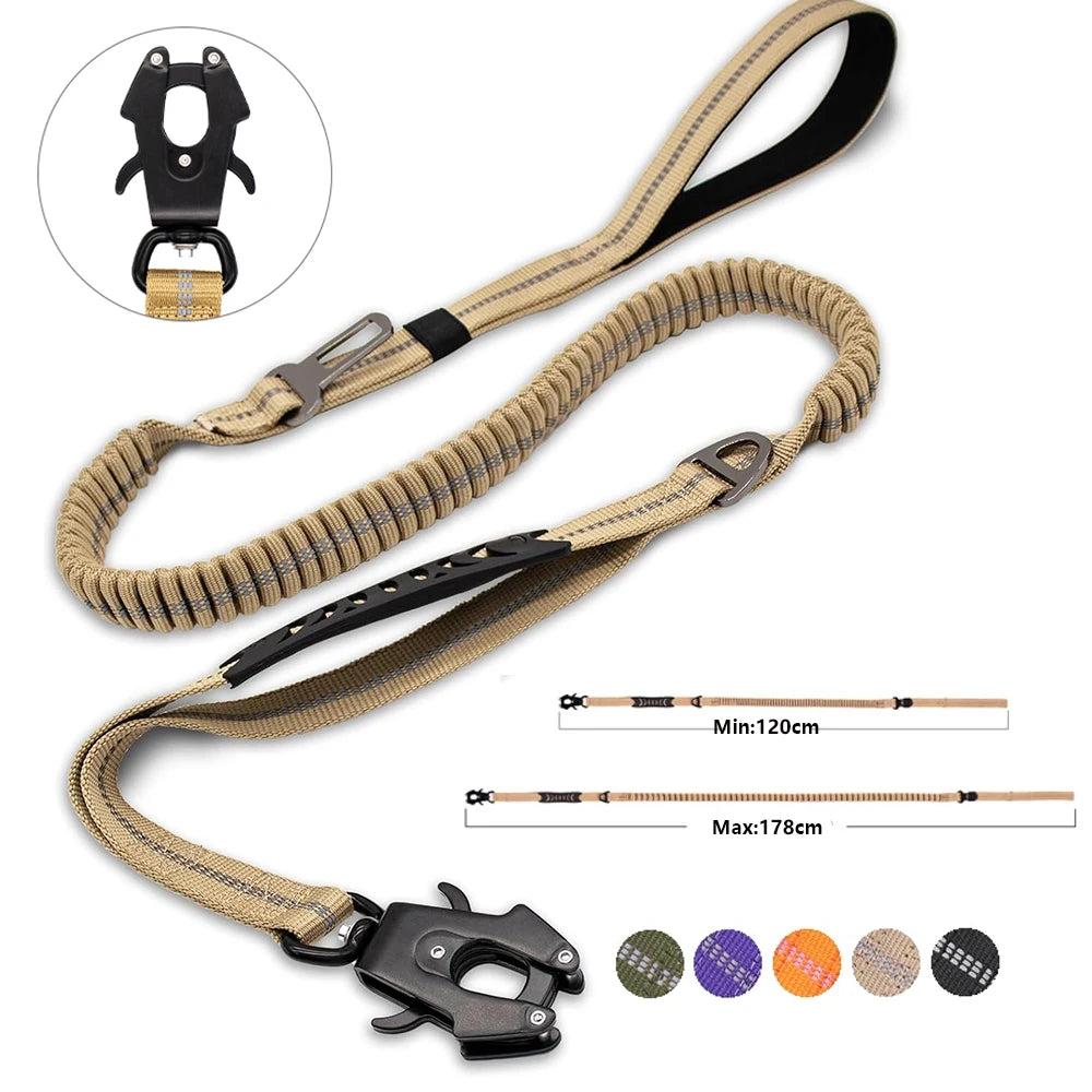 Dog Training Leads and Leashes with Car Seatbelt Attachment