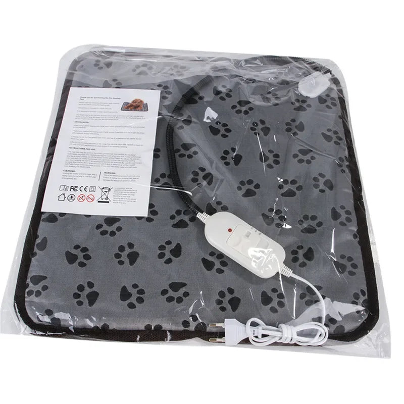 Pet Heated Mat Temperature Adjustable for Dog and Cat