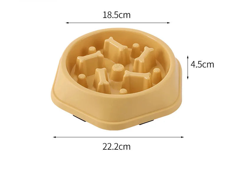 Non-Slip Slow Feeder Bowl for Dogs