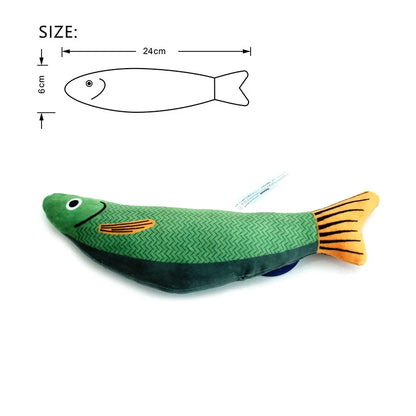 Cat Fish Toy - Interactive Pillowfish