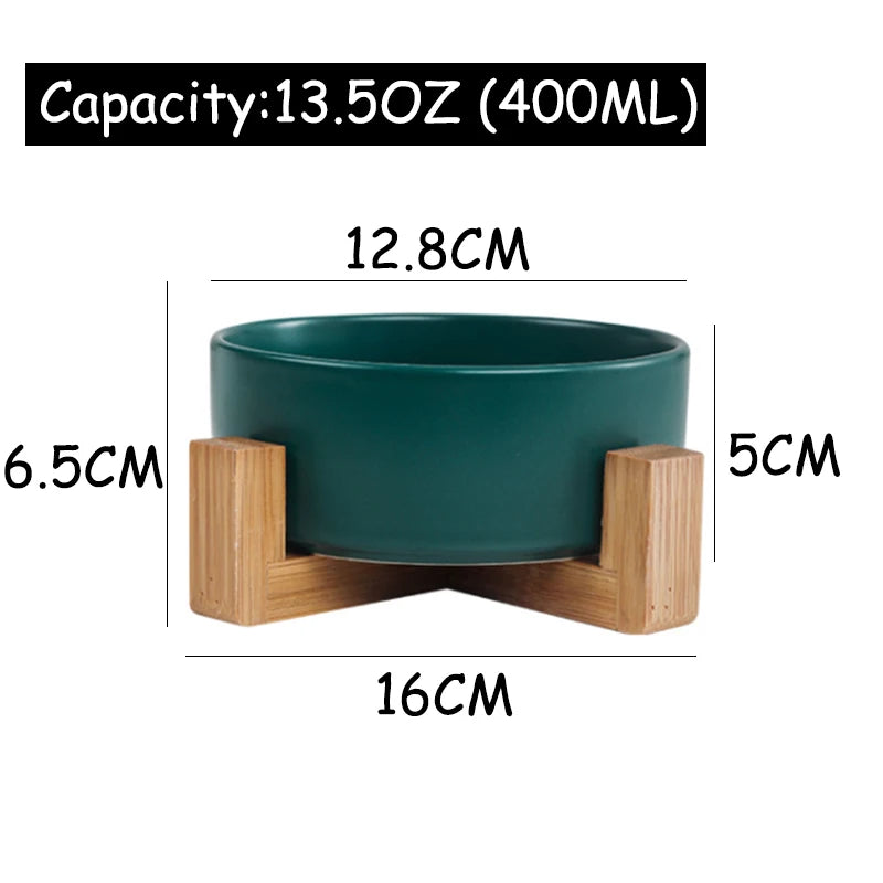 Size of ceramic pet bowl