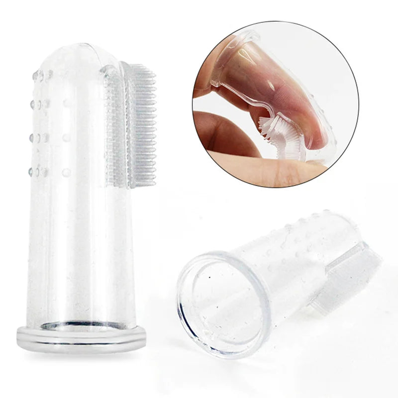 Super Soft Pet Finger and 3 Sided Toothbrush