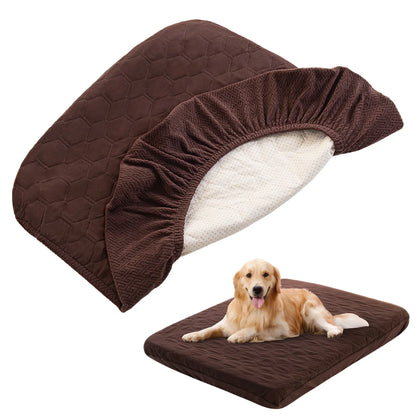 Dog Bed Quilted Cover Washable Waterproof