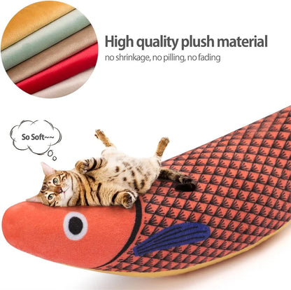 Cat Fish Toy - Interactive Pillowfish