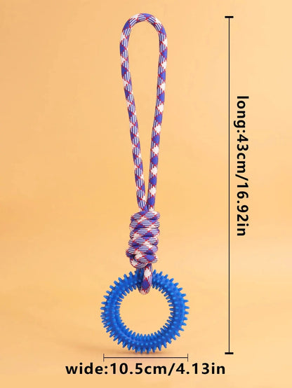 Dog Tug Toy - Teeth Cleaning Ring