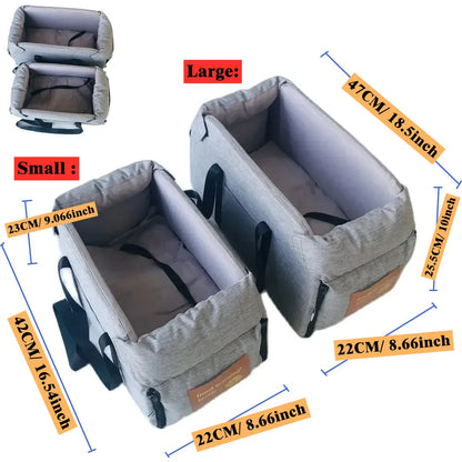 Dog Car Seat Bed Portable Dog Carrier for Small Dogs