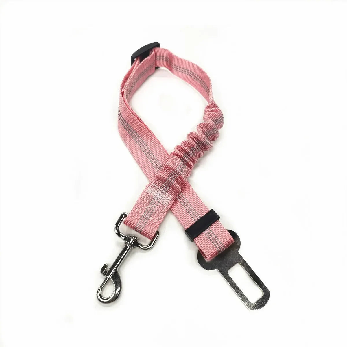 Dog Car Seat Belt with Lead Clip