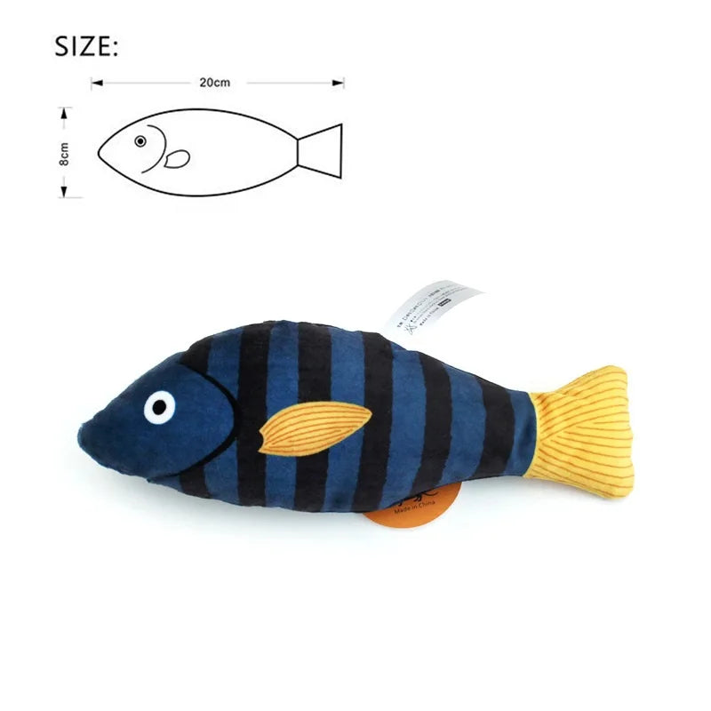 Cat Fish Toy - Interactive Pillowfish