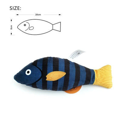 Cat Fish Toy - Interactive Pillowfish