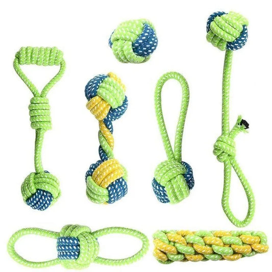 Dog Rope Toy -  Interactive Cotton Rope