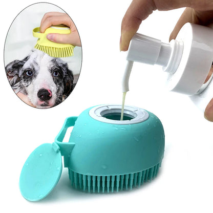 Pet Shampoo Dispenser Brush