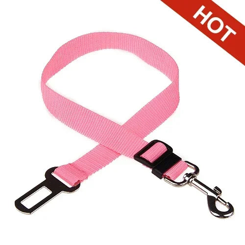 Dog Car Seat Belt with Lead Clip