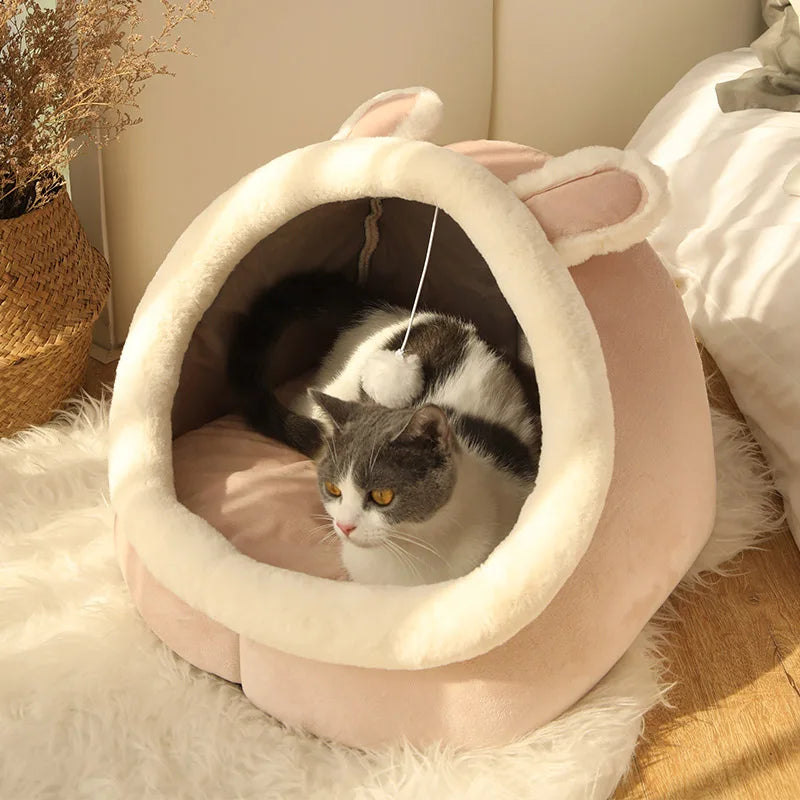 Cat and Puppy Tent Cave Bed