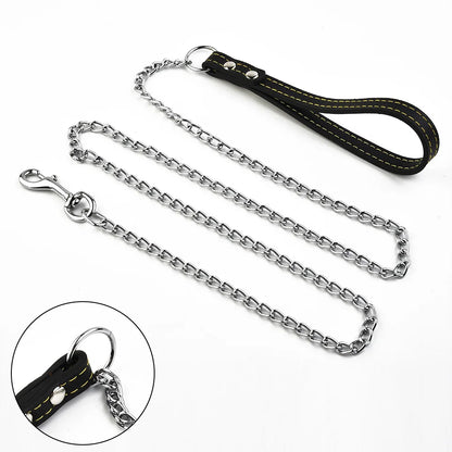 Dog Chain Leash -  Strong Metal Chain