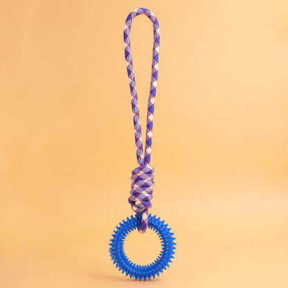 Dog Tug Toy - Teeth Cleaning Ring