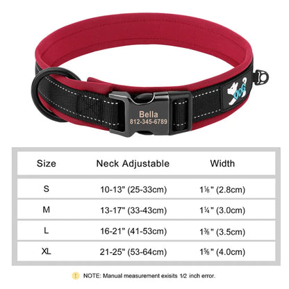 Personalized Reflective Dog Collars