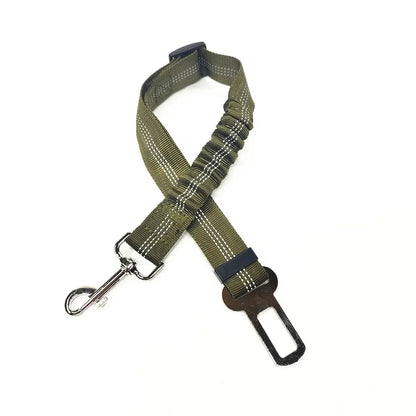 Dog Car Seat Belt with Lead Clip