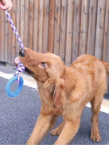 Dog Tug Toy - Teeth Cleaning Ring