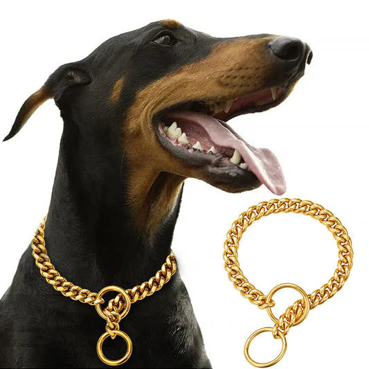 Stainless Steel Dog Chain Collar