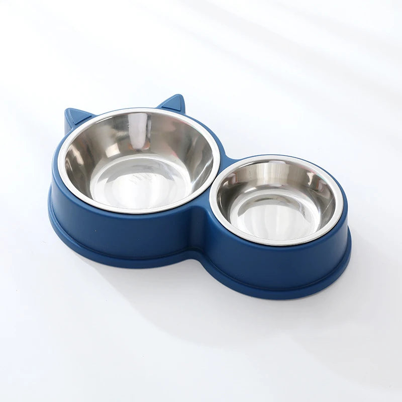 Puppy Kitten Stainless Steel Food Bowl and Drinker