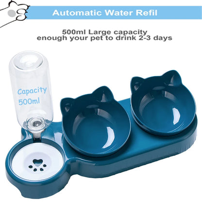 Dog Food and Water Bowl