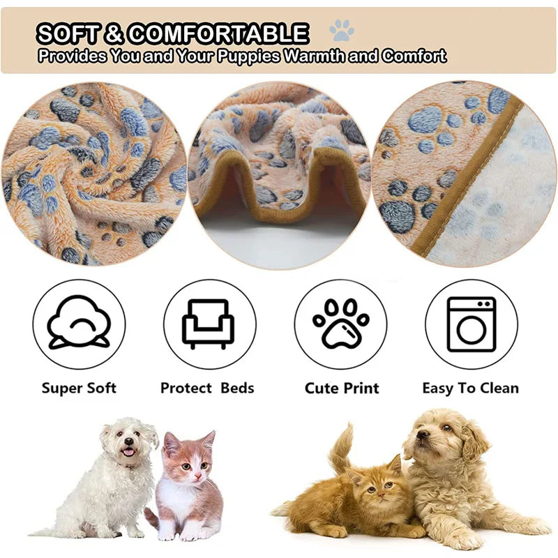 Dog Blanket for Couch Soft Fluffy for Cats and Dogs