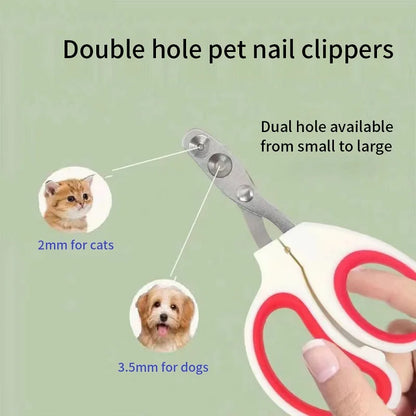 Stainless Steel Nail Clippers for Small Cats and Dogs