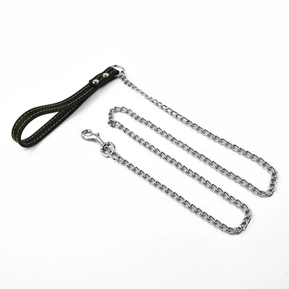 Dog Chain Leash -  Strong Metal Chain