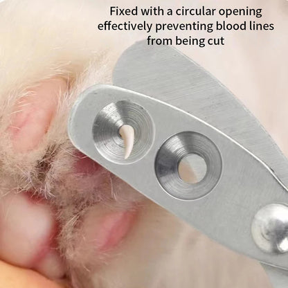 Stainless Steel Nail Clippers for Small Cats and Dogs