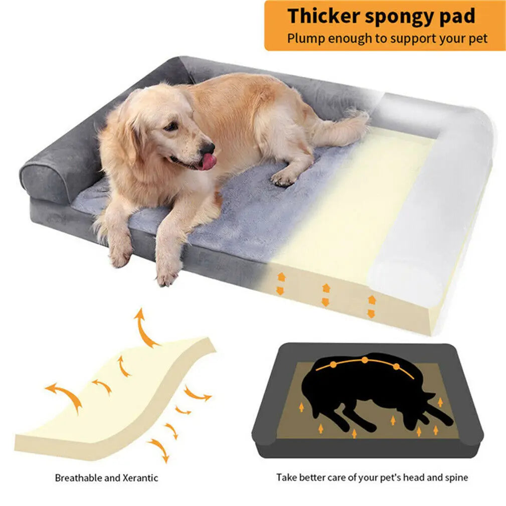 Dog Sofa Bed Extra Large Orthopedic Mattress