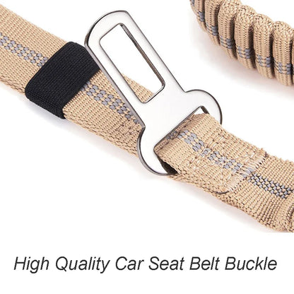 Dog Training Leads and Leashes with Car Seatbelt Attachment