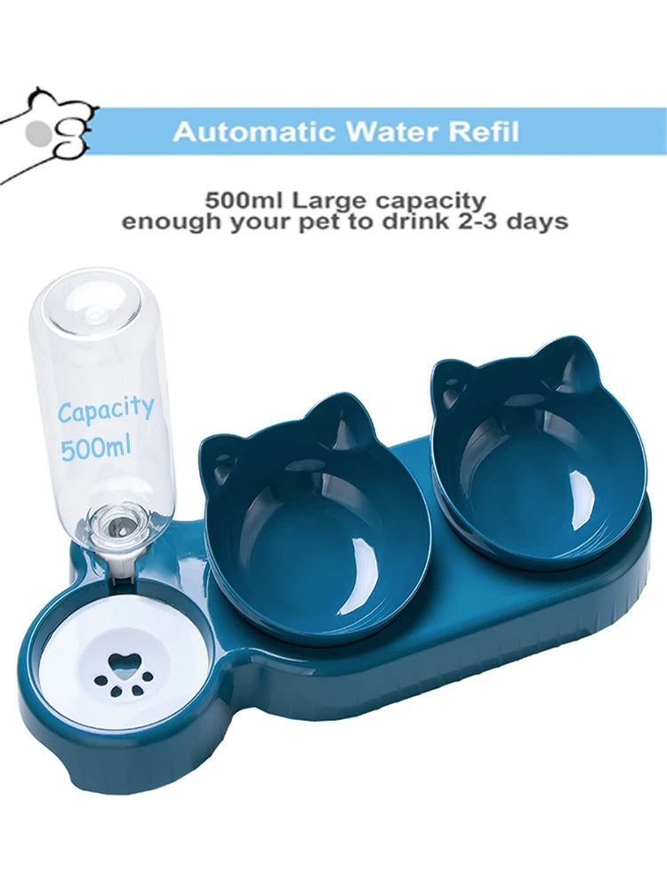 Dog Food and Water Bowl