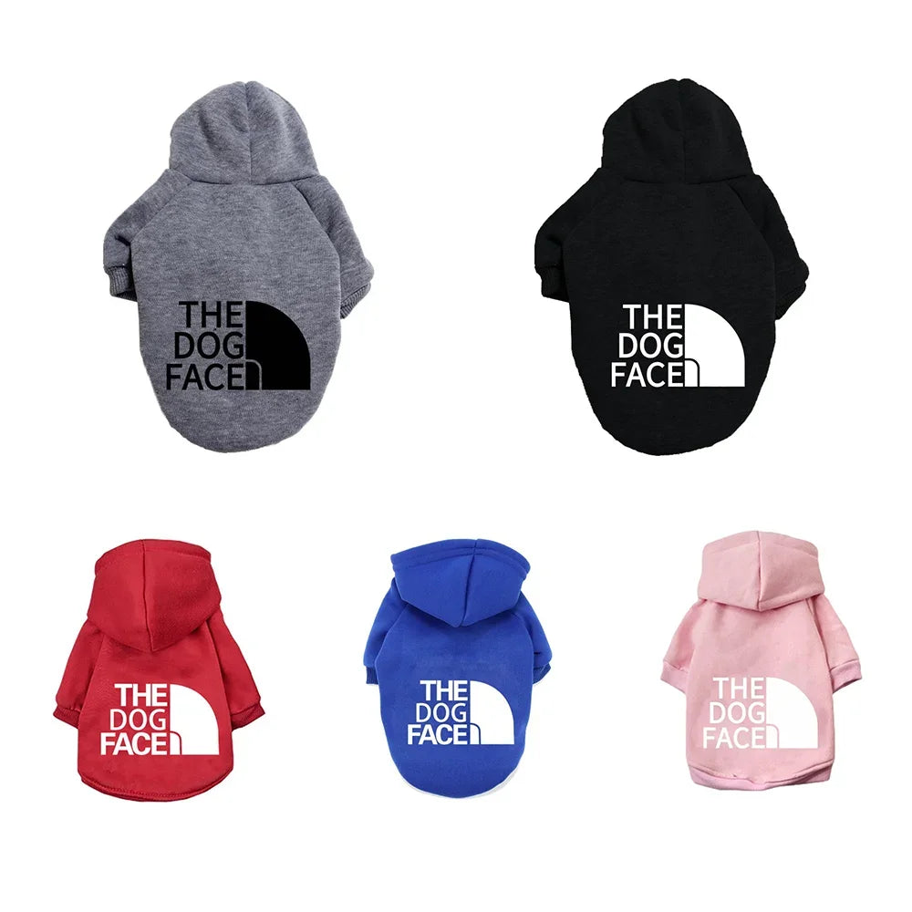 Winter dog hoodies different colours